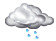 40% risk of rain