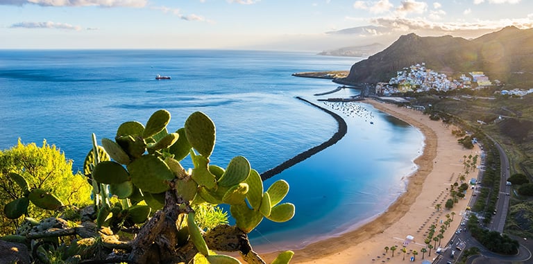 Las Teristas Beach In Tenerife