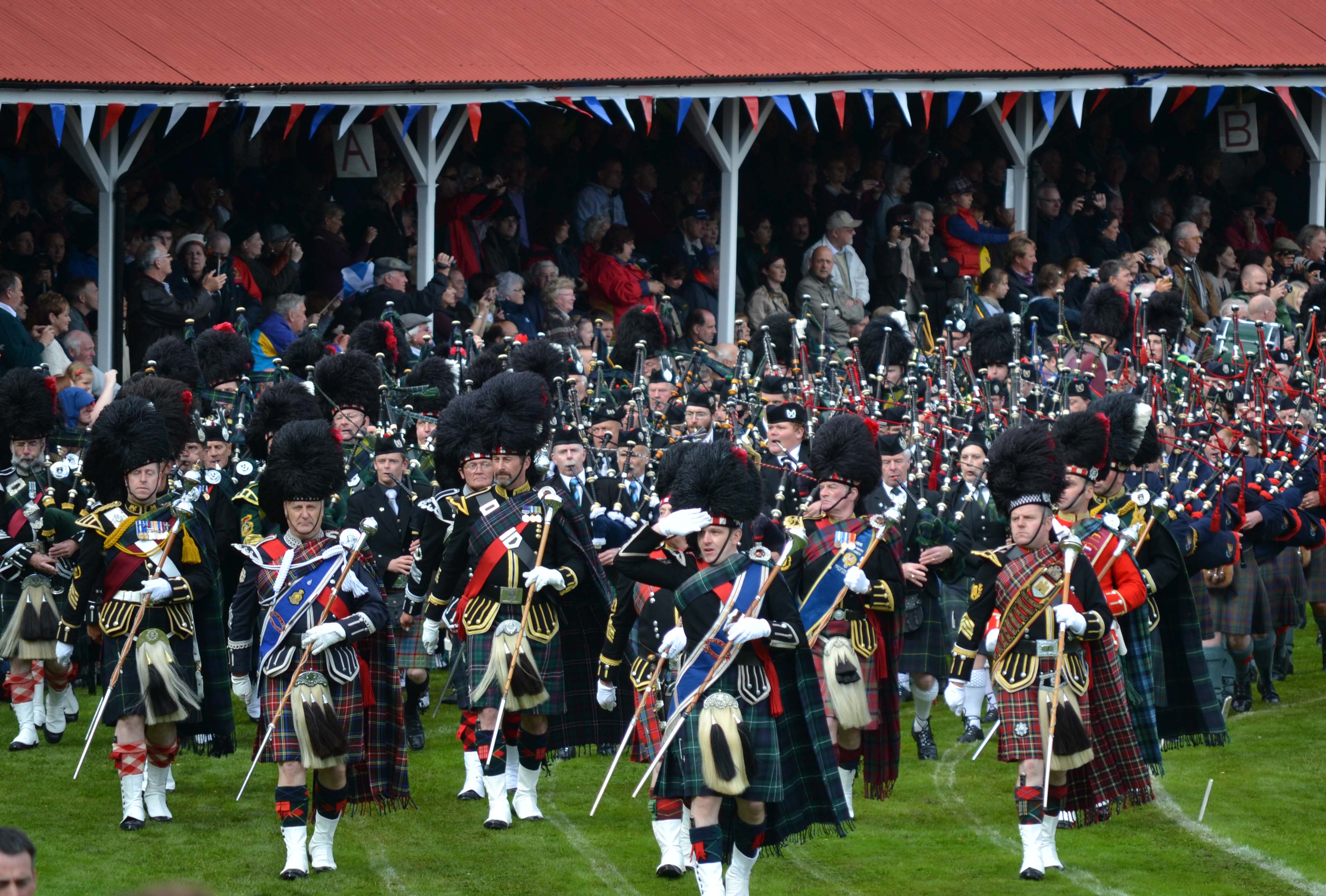 Wrap up for the Braemar Gathering