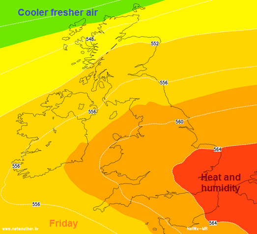 Higher temperatures this week and Ensembles
