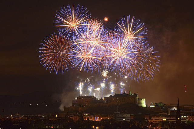 Edinburgh Festivals - Firework finale Monday night