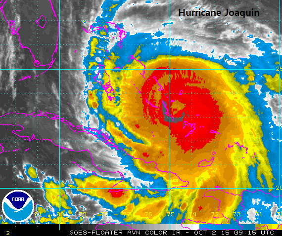 What's Hurricane Joaquin up to now?