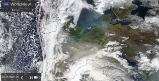 Saharan dust affects the south while snow returns to northern hilltops. Increasing cloud for the weekend
