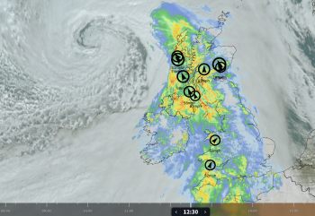 An increasingly wild weekend as Storm Boelo moves over northern Britain
