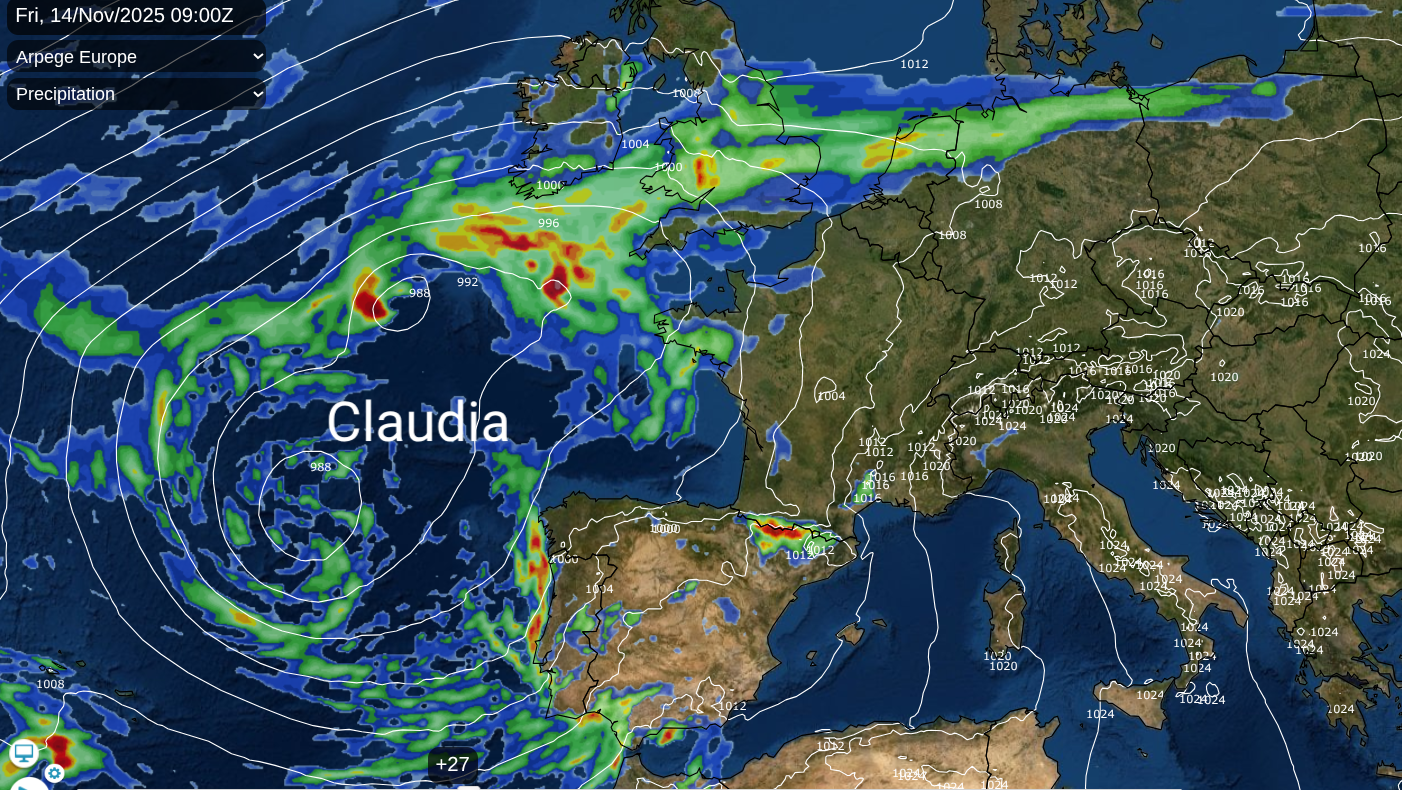 Claudia brings a wet and windy Friday, but drier then colder this weekend