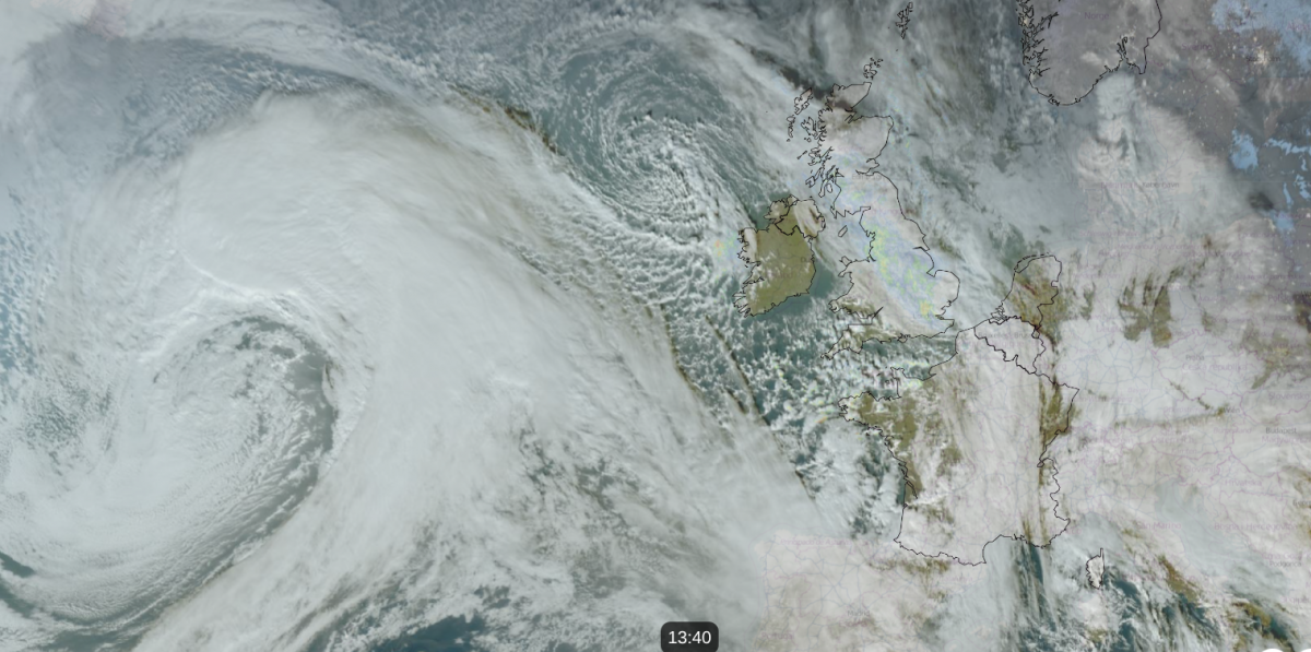 Wind and rain to end the working week