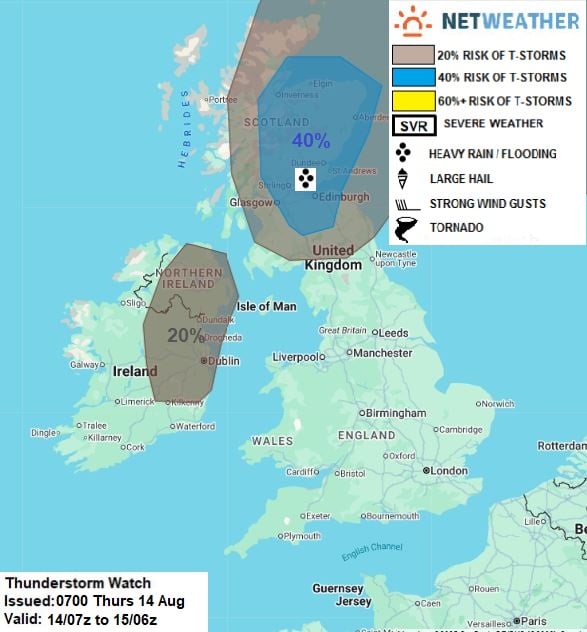 Storm forecast Map