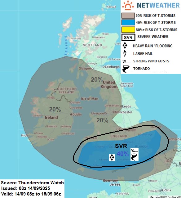 Severe Convective Weather & Storms Forecast - Netweather.tv