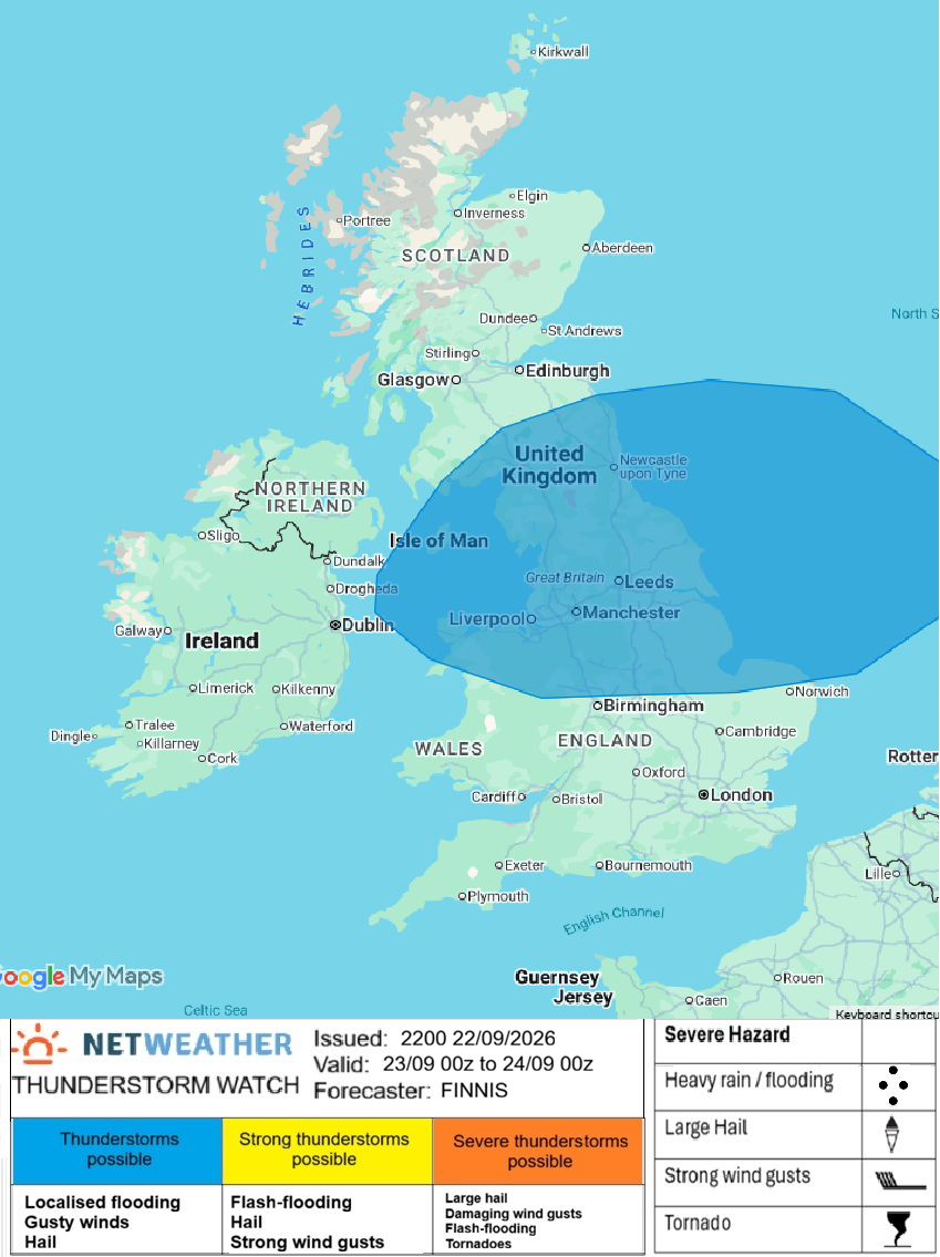 Storm forecast Map
