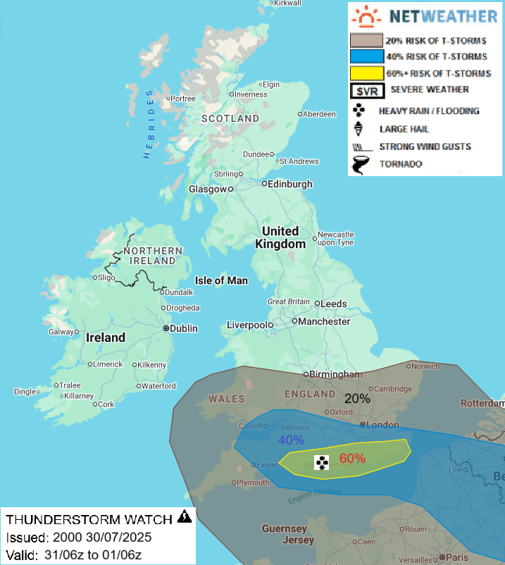 Storm forecast Map