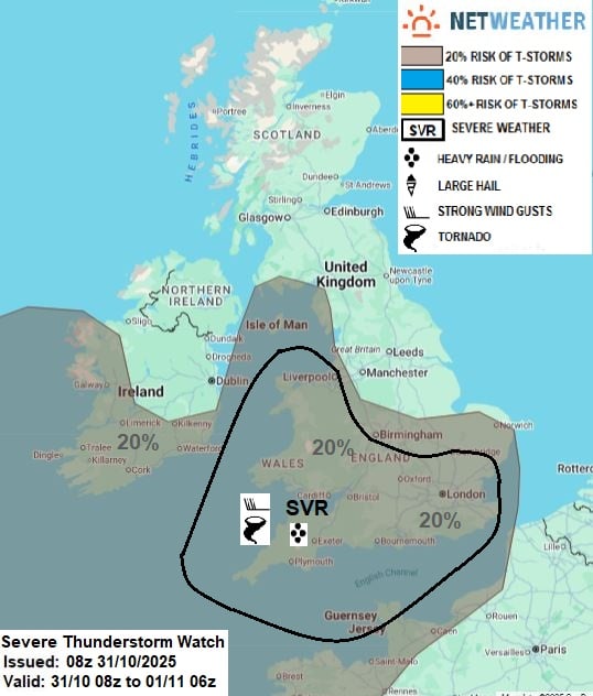 Storm forecast Map