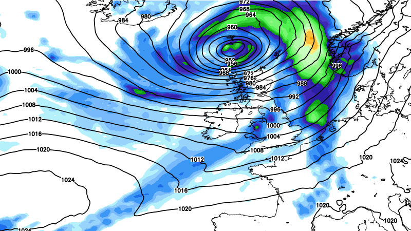 Storm Humberto or Amy heading towards the UK on Friday?