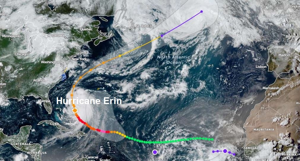 Will Hurricane Erin bring an unsettled end to August?