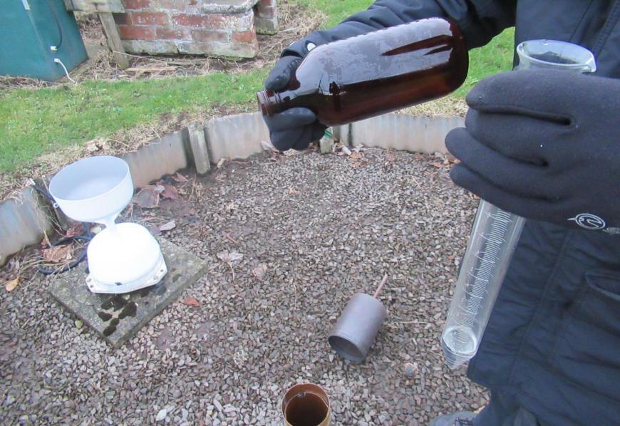 Rain gauges Environment Agency and Met Office