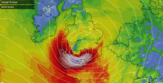 Amber warnings for Storm Goretti - wind and snow 