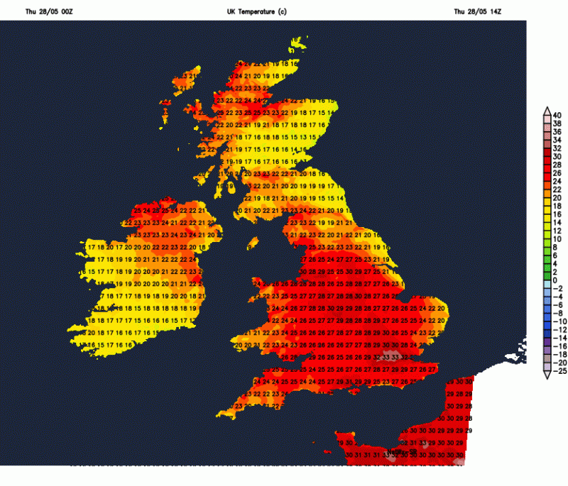 Spectacular thunderstorms last night, one more day of heat before ...
