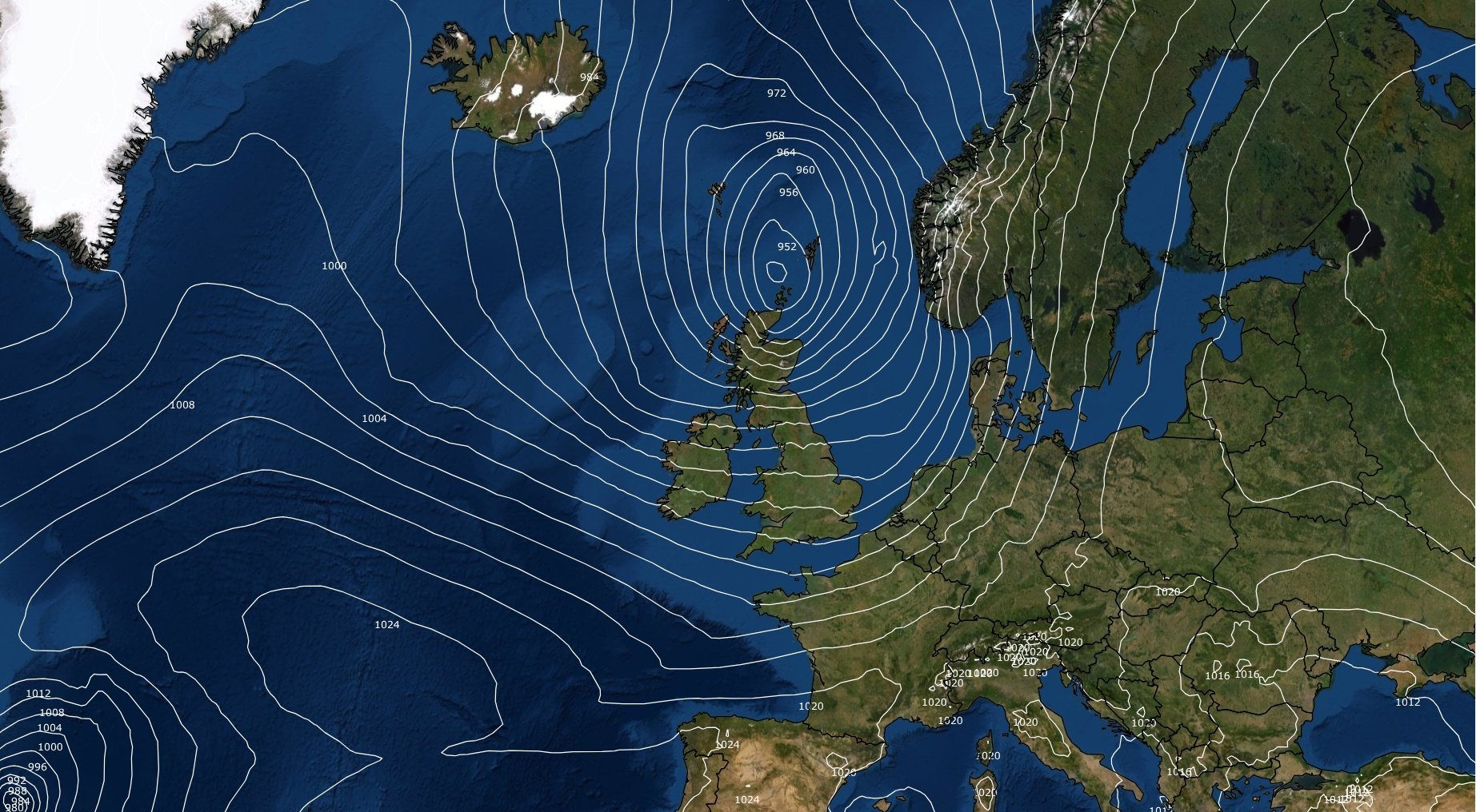 Storm Amy sets new October pressure record but settled conditions return next week
