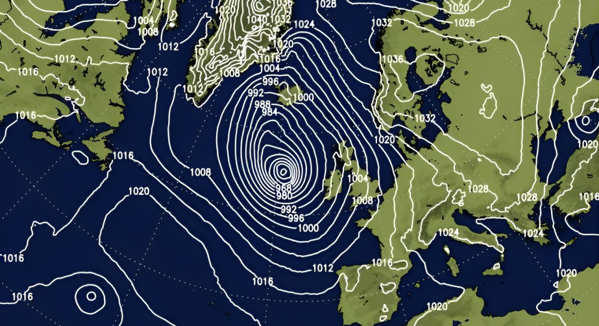 Windy Draw Windstorm deepening to the west of Ireland brings windy but warm ...