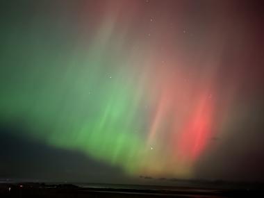 G4 solar storm brings red Aurora delight in the small hours midweek