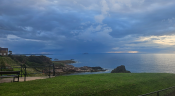 Showers give way to Atlantic rain on Thursday. Uncertainty about weekend warmth