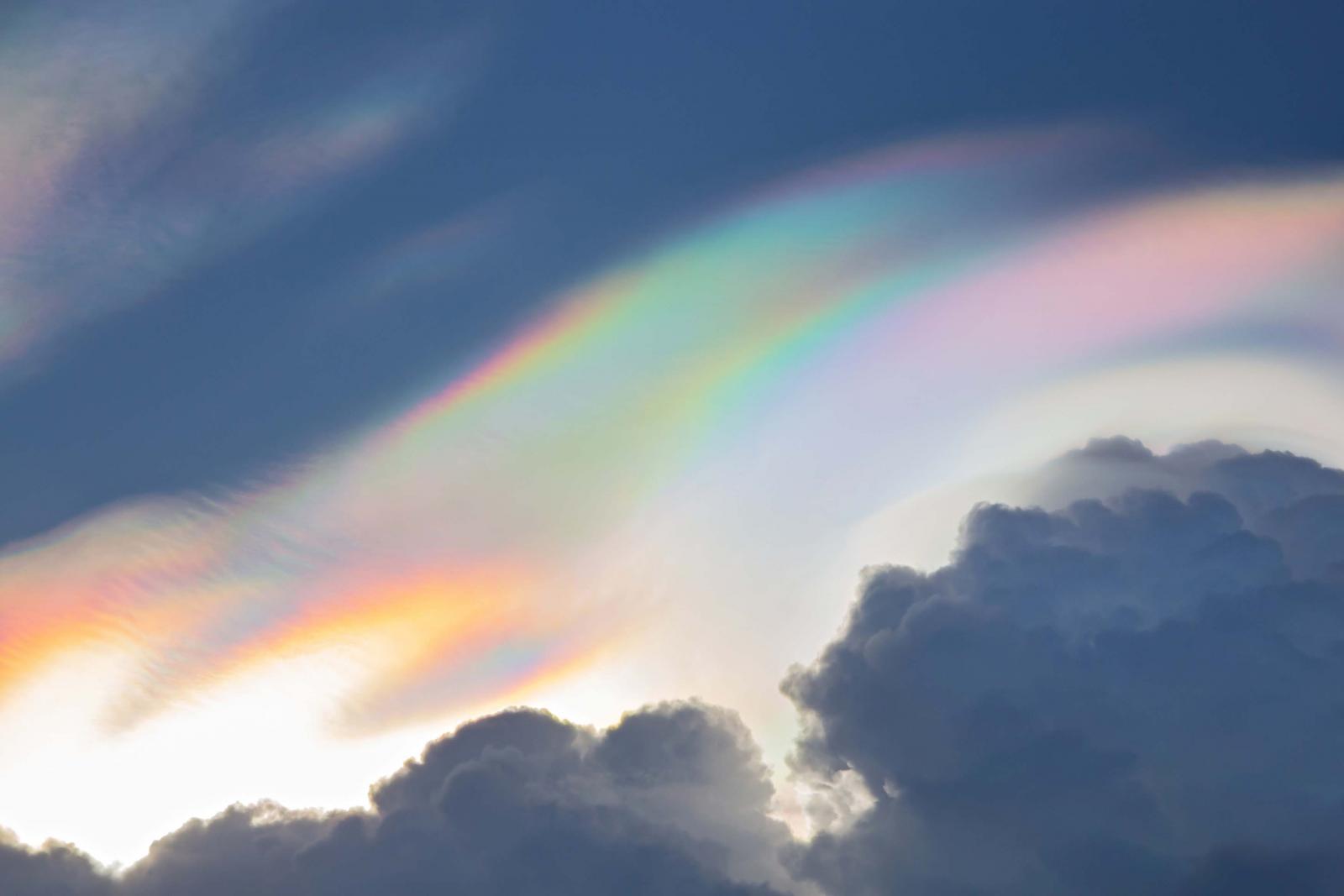 Rainbow Clouds - Pileus and Iridescence - Blog by Jo Farrow