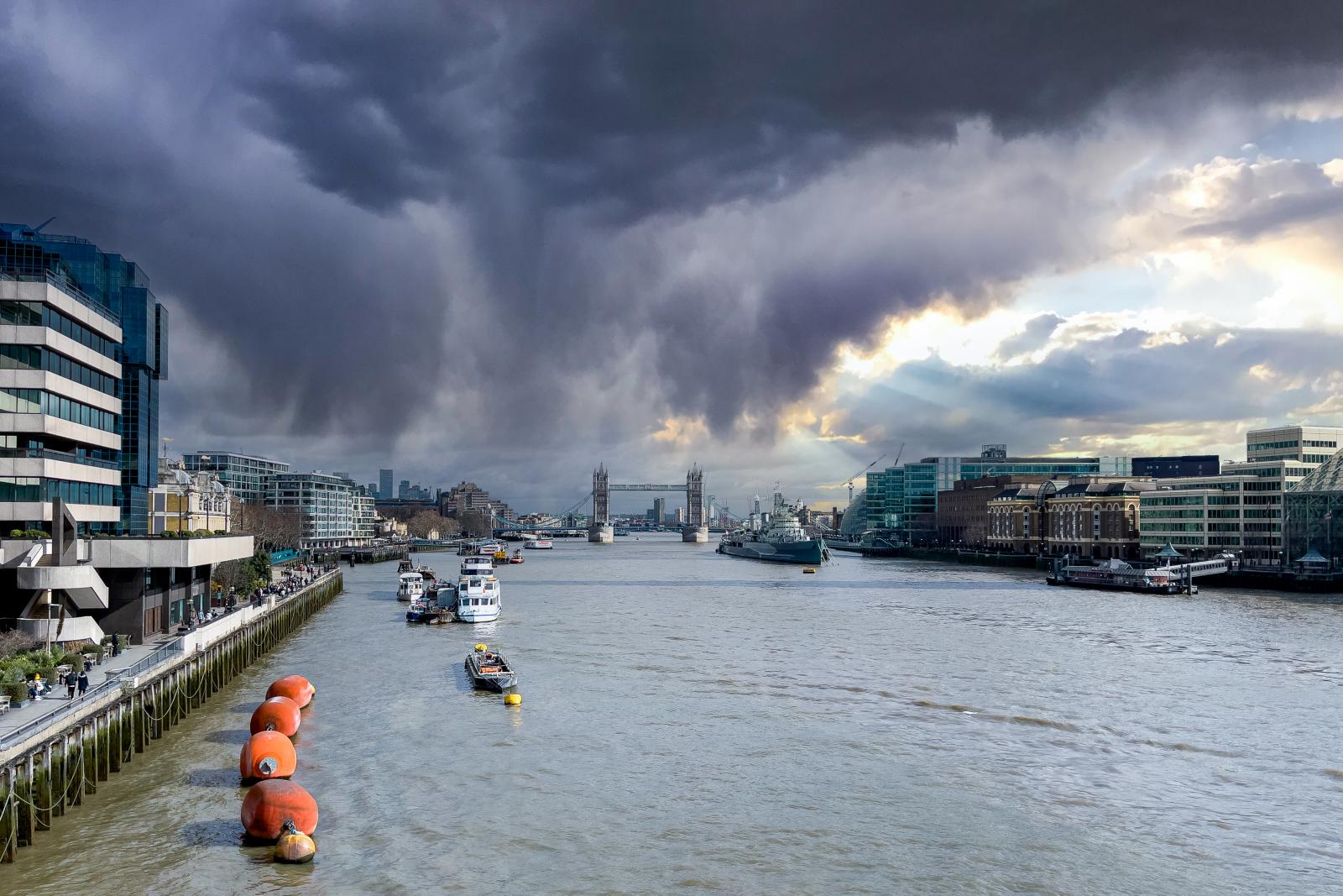 Weekend downpours will transition to midweek sunshine