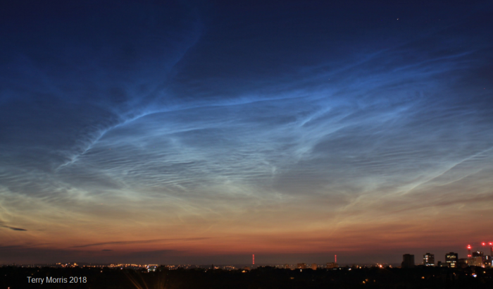 What are Noctilucent clouds? Also known as NLCs or Polar Mesospheric Clouds PMCs