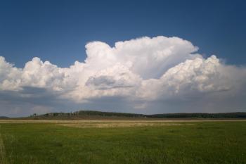 Turning warmer, then hot with thunderstorms in the south later next week?