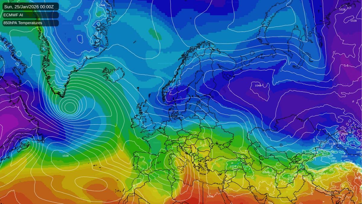 Atlantic lows vs a blocking high: The battle for late January's weather