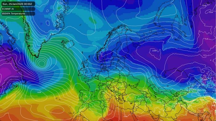 Atlantic lows vs a blocking high: The battle for late January's weather
