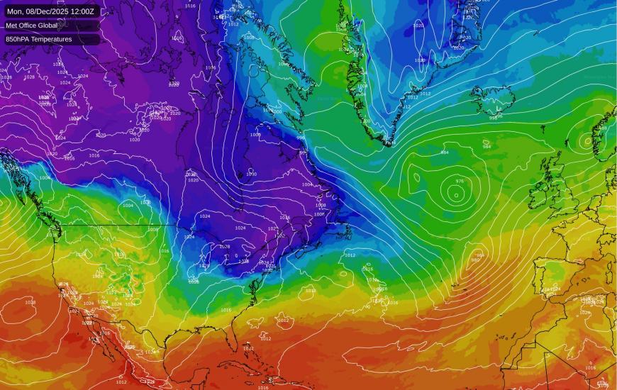 Deep cold in the USA