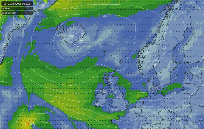 Classic spring blocking pattern returns with easterlies, frost risk and regional sunshine contrasts