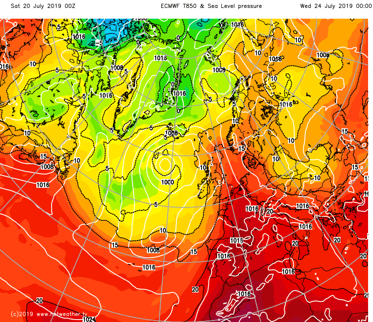 Spanish plume bringing hot weather next week