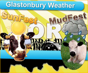 Glastonbury festival weather