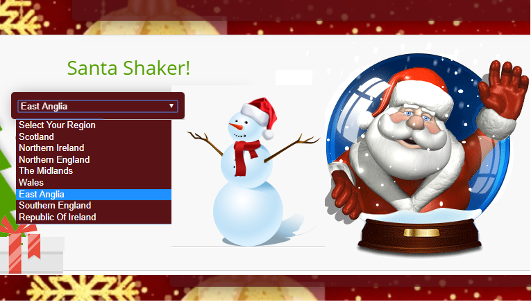 End of November chill with a little bit of Snow. And the Santa Shaker is back