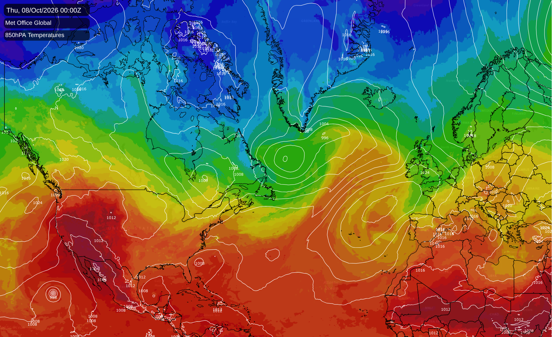 A warm, split September gives way to midweek cooling while California pushes 40C in October
