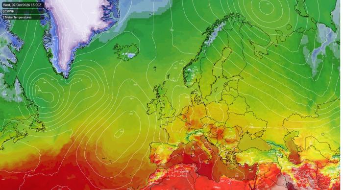 Fresh northerlies bring mid-week cool down before windy Atlantic low arrives on Friday