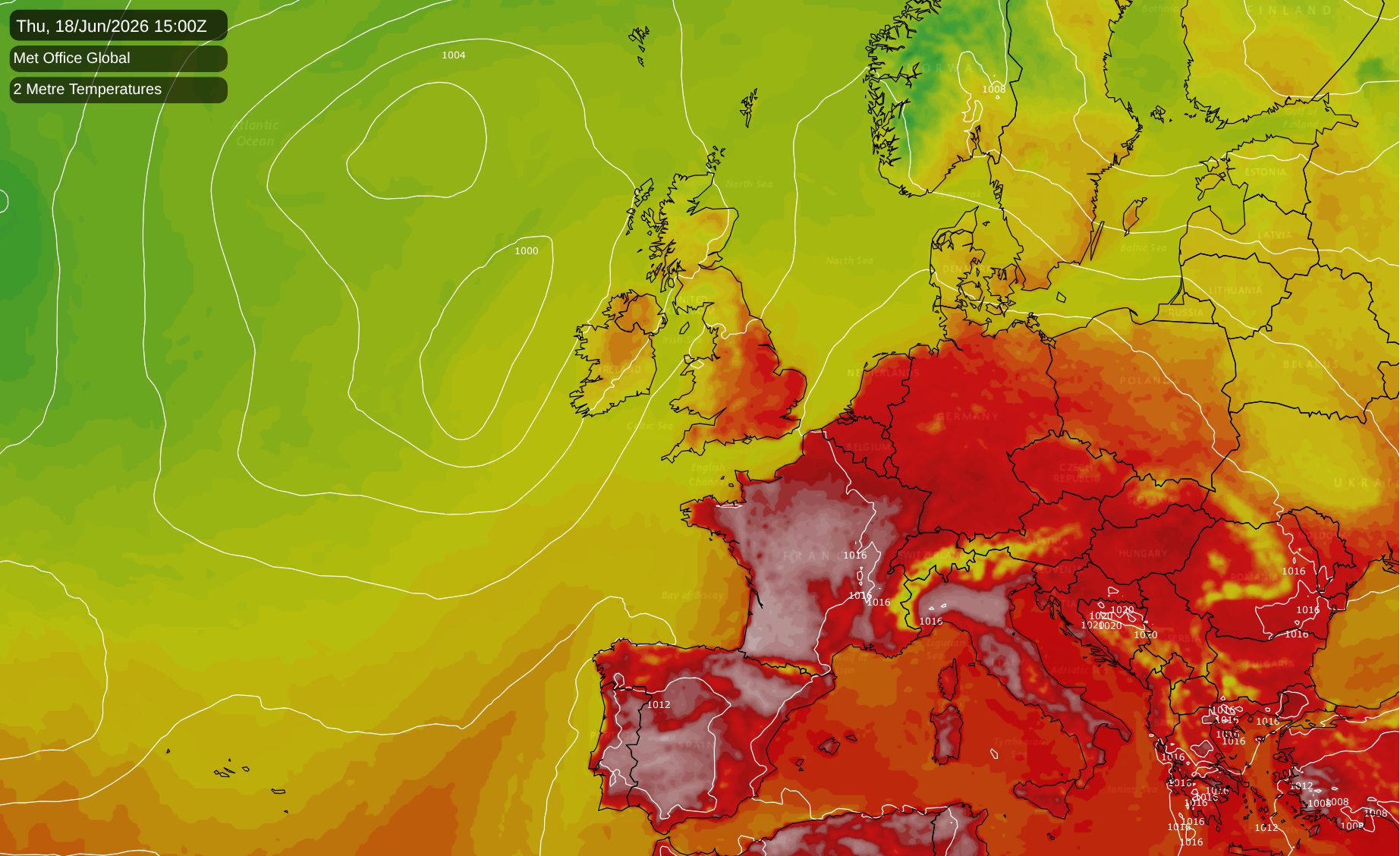 Intense heat builds across France and Spain next week, but UK involvement remains uncertain