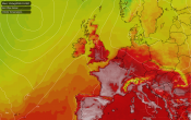 Dry spell continues in the south, with eclipse sunshine as another heatwave builds