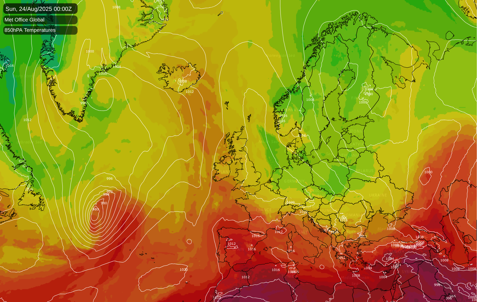 High Pressure Brings a Dry Bank Holiday Before Unsettled Conditions Take Hold
