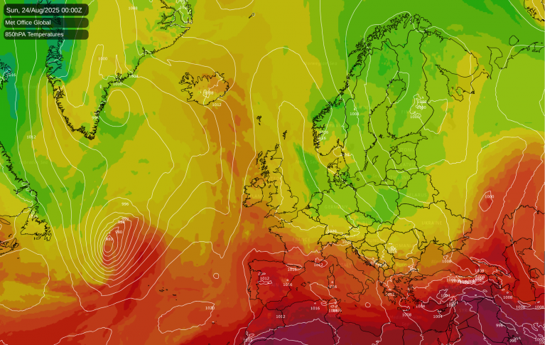 High Pressure Brings a Dry Bank Holiday Before Unsettled Conditions Take Hold