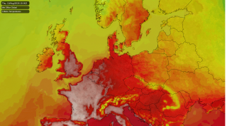 Heatwave peaking today before cooler air spreads from the north-west on Friday