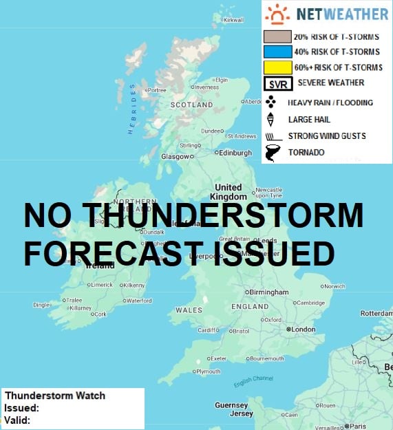 Storm forecast Map