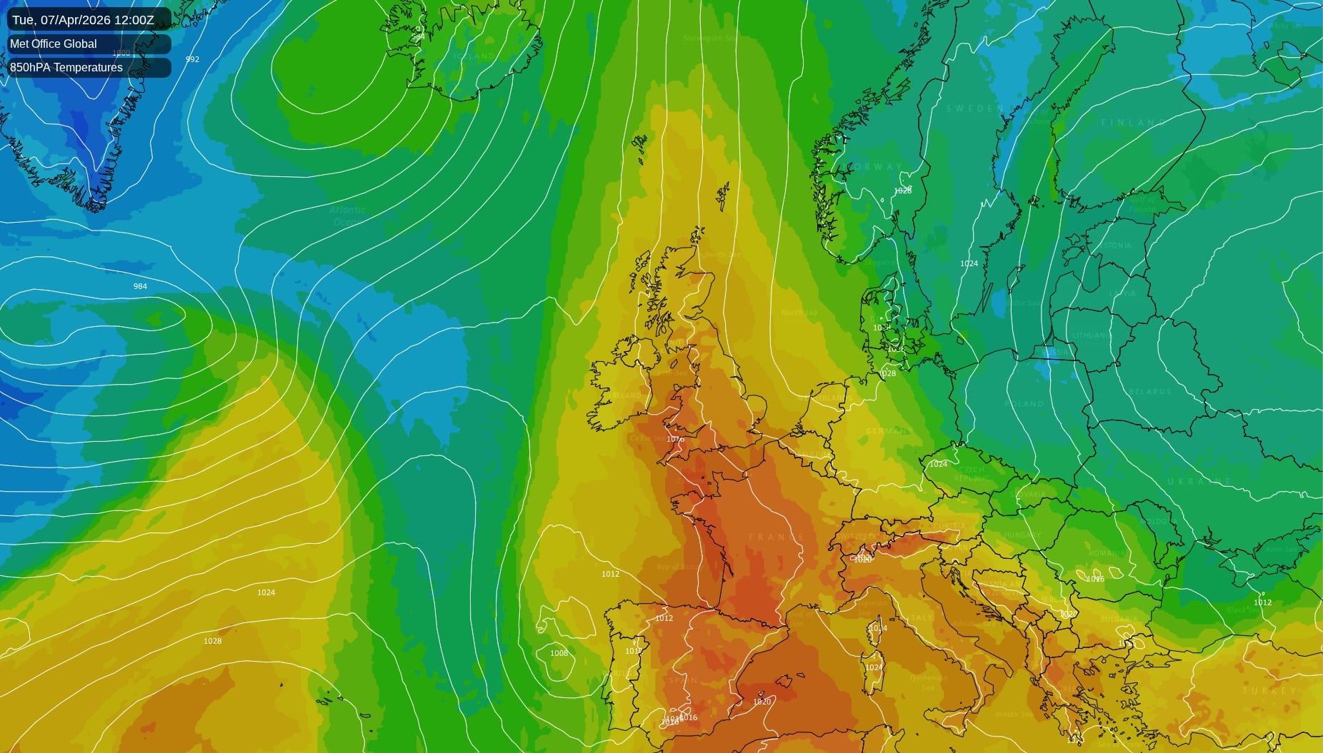 Post-Storm Dave warmth short-lived as cooler north-westerly air takes over from Thursday onwards