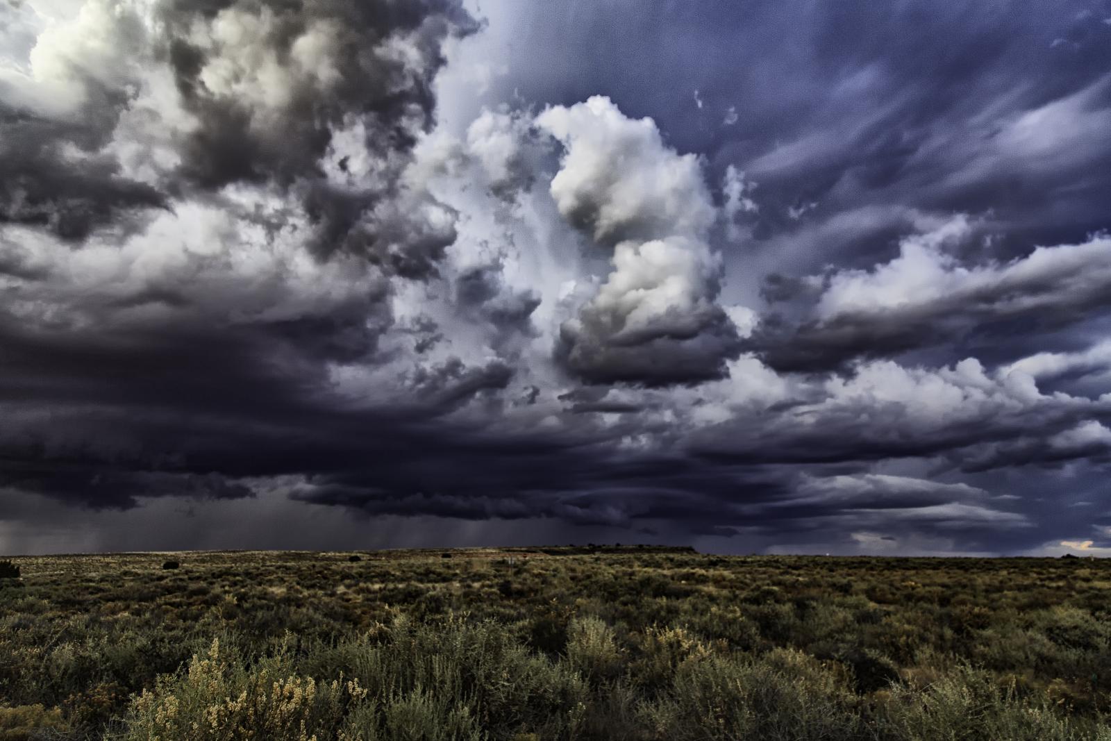 High pressure giving way to frontal systems