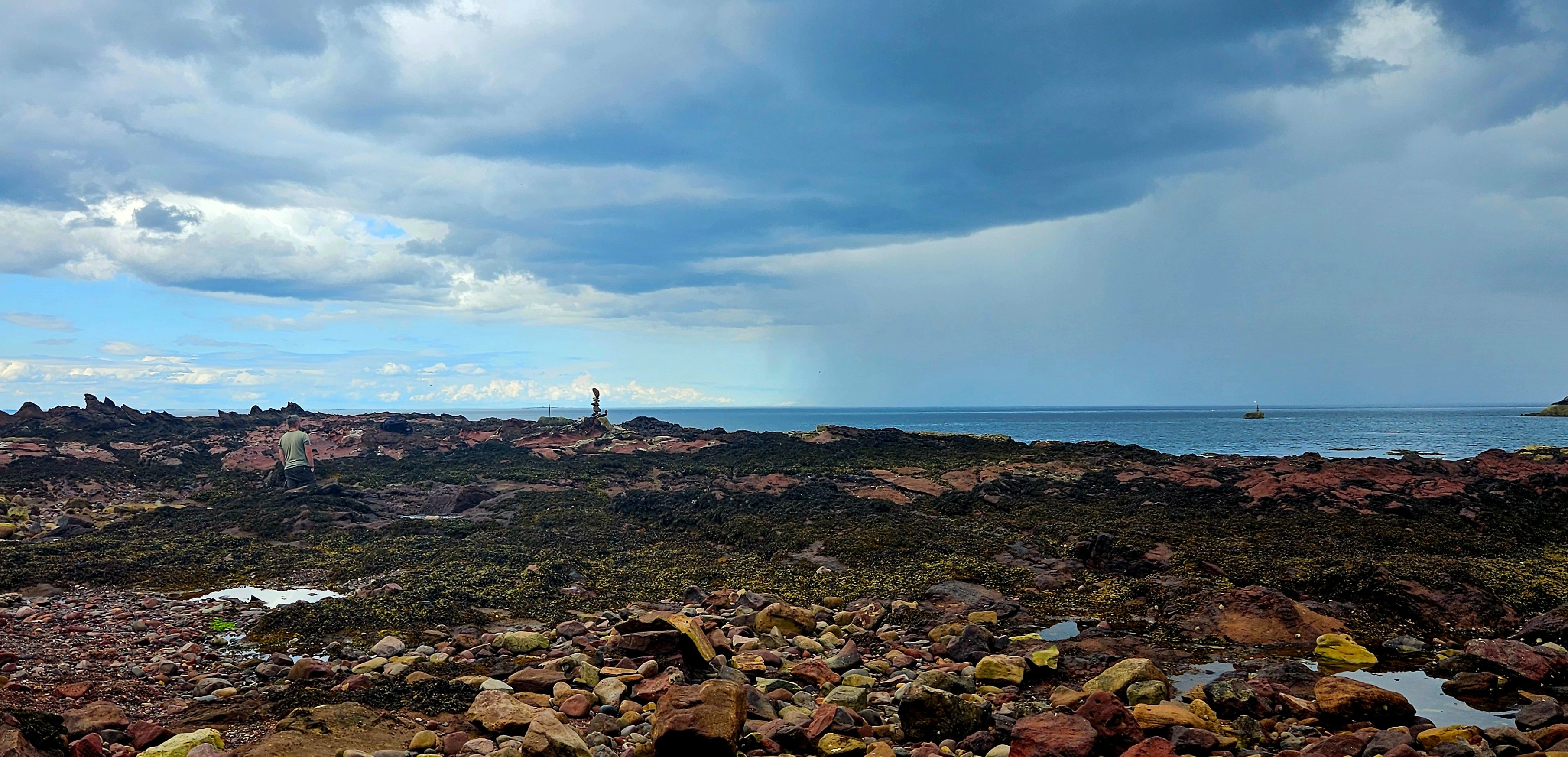 The risk of hefty downpours and thunderstorms continues for the first half of this week