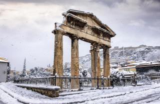 Snow for Greece and Islands, Mykonos and other Cyclades as winter event Elpis continues