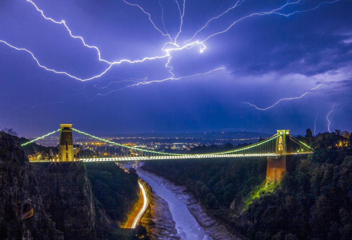 The decline in days with thunder in the UK and the possible reason for it 