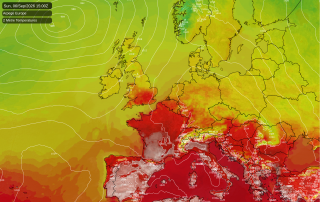 England and Wales rewrite the summer record, while the fiercest September heat stays south of the Channel