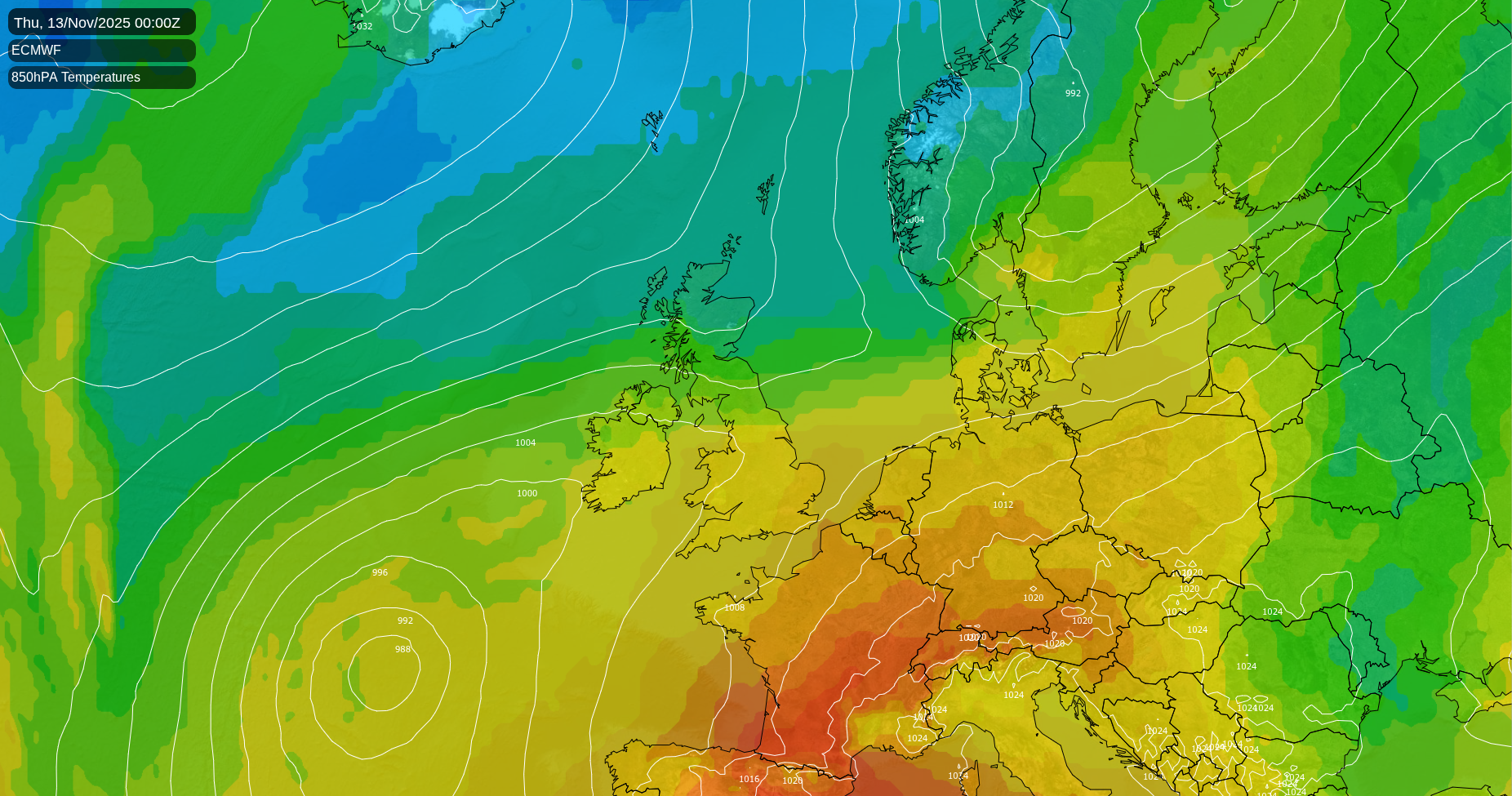 The mild start to November continues but there are signs of a colder change from the north